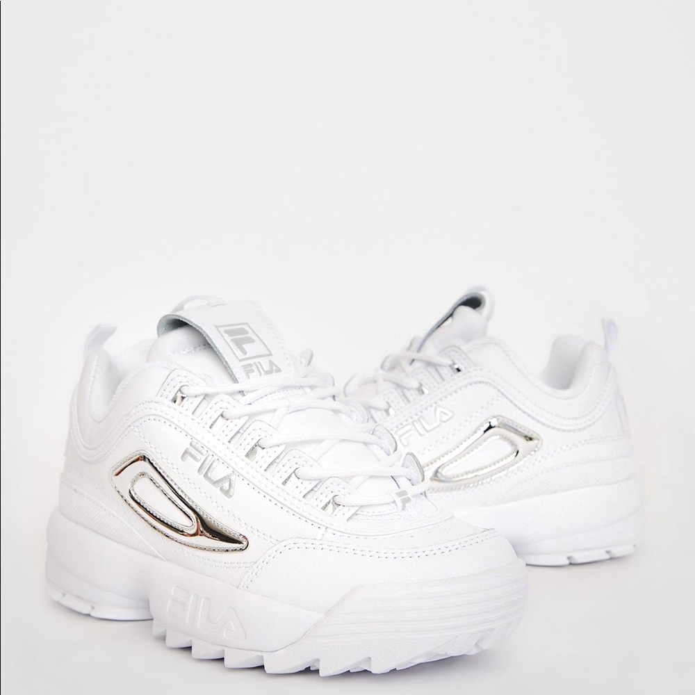 FILA Shoes (Metallic Silver)  ✨